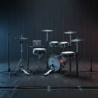 Trigger Cymbals Electronic Drum Set Realistic Feel Electronic Drum Kit for Children, Beginners, Home