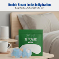 Cotton Steam Eye Mask, Lavender, Chamomile, Mugwort, Heated Compress, Sleep Aid, Relieves Eye Fatigue
