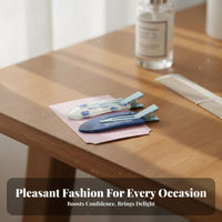 No-Wrinkle Hair Barrette Cute Design Wrinkle Less Hair Barrette Snap Barrette Colorful Designs Secure Hold for Women