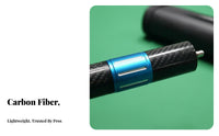 Carbon Fiber Cue Extender Quick Attach Carbon Fiber Pool Cue Extender Pool Stick Extension Lightweight Billiards Accessory