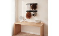 Strand Attachment Organizer Wall-Mounted Strand Attachment Holder Stainless Steel Display Rack for Hairstylists, Salons, Styling Stations