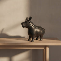 Fantasy Creature Sculpture Decorative Resin Animal Sculpture Weathered Statue for Living Room, Bookshelf, Office Desk