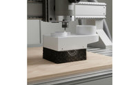 Push-Pull Design CNC Spindle Dust Shoe Easy to Install Spindle Dust Cover Wider Suction Area Machine Accessory Sturdy Material for Engraving, Woodworking