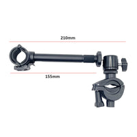 360-Degree Car Fishing Rod Holder Adjustable Headrest Rod Holder Quick-Release Vehicle Accessory Padded