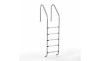 5-Step Pool Ladder Stainless Steel Pool Ladder with Non-Slip Steps No-Tool