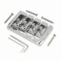 4 String Bass Bridge Rectangular for 4 String Bass Bridge Metal