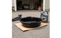 Automotive Fluid Pan Shallow Oil Collect Oil Pan Drain Container Wide Rim for Auto Repair