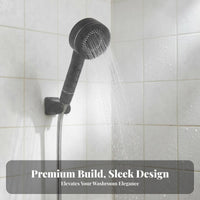 Single-Button Stop High Pressure Shower Head Multiple Spray Modes Handheld Shower Head Pause Mode