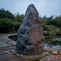 Fiberglass Rock Prop Weather-Resistant Hollow Fake Stone Faux Boulder Decoration for Set Designers, Event Planners, Photo Shoots