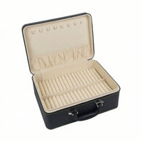 Multi-Slot Bracelet Storage Box Zippered Bracelet Holder Organizer Box Travel-Friendly Safeguarding for Collectors