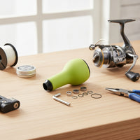 Non-Slip Fishing Reel Handle Knob Compact Replacement Reel Knob Lightweight Easy to Use for Anglers