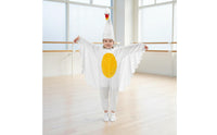 White Swan Costume Wing Sleeves Children's Swan Jumpsuit 3D Headpiece Kids' Apparel for Stage Performance, Halloween