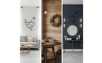Turkey Silhouette Wall Art Modern Turkey Wall Decor Outdoor for Autumn, Entryway