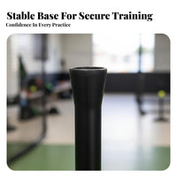 Anti-Slip Base Baseball Batting Tee Flexible 180° Top Rubber Batting Practice Tee Easy Setup for Beginners, Adults, Outdoor Use