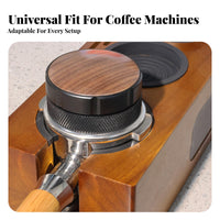 304 Stainless Steel Base Coffee Distributor and Tamper Set Ensures Consistent Extraction S Adjustable Depth Espresso Distributor Rust Proof