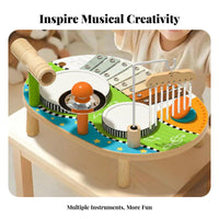 Educational Kids Drum and Xylophone Toy Sensory Stimulation Toddler Drum Set Develops Fine Movement Skills Toddler Percussion Set Easy to Assemble for Toddlers, Preschoolers, Preschool, Daycare, Playroom