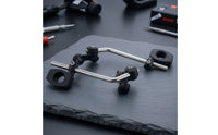 Windshield Mounting Brackets Adjustable Windshield Brackets with Clamps Hardware Universal Heavy-Duty for Motorcycle Riders