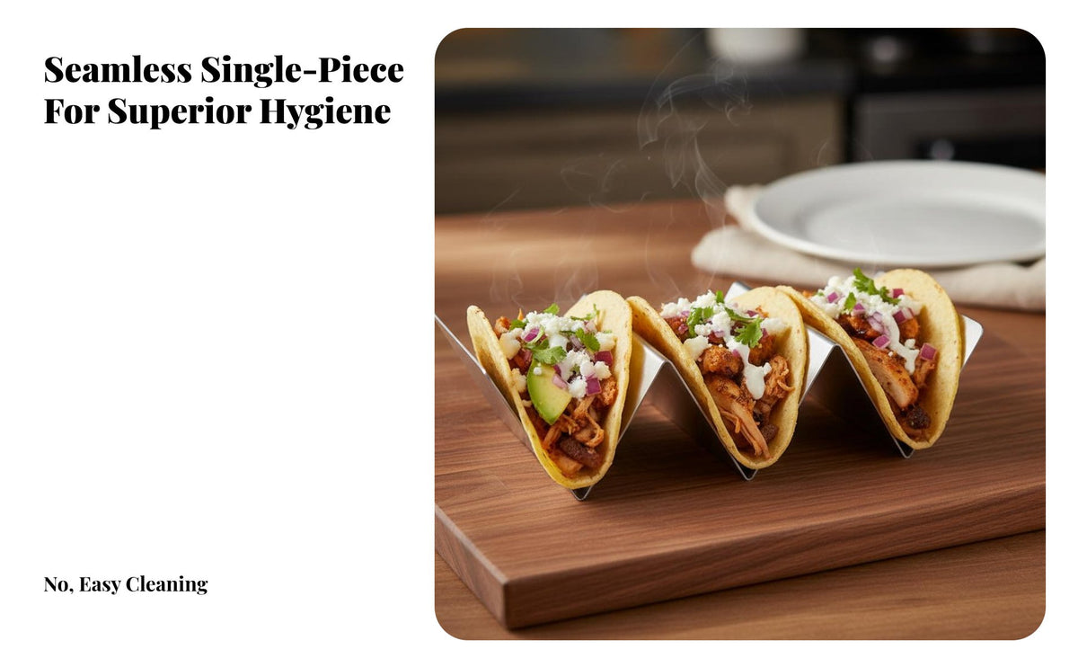 Taco Holder Holds Tacos Upright Taco Effortlessly Clean to Clean Mexican Food Serving Rack for Chefs, Home Cooks, Restaurant, Party