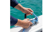 Stretchable Elastic Mooring Rope Saltwater Resistant Stretch Mooring Rope Heavy Duty Braid for Kayakers, Jet Skiers, Marina