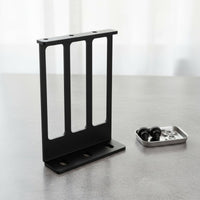 Sturdy Metal Construction Open Air Case Expansion Bracket Improved Ventilation Vertical GPU Mount Bracket Space Optimization GPU Vertical Mounting Kit Universal Fit for DIY Enthusiasts, PC Builders