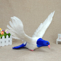Lifelike Pigeon Figurine Decorative Dove Model for Wedding and Home