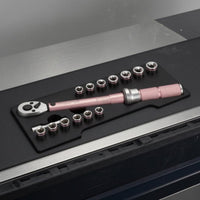 2.5-30 Nm Cycle Tension Wrench Set 1/4-Inch Tension Wrench Set Ratchet-Style Bike Maintenance Tool Kit Socket Heads