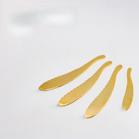 Scalloped Brass Gua Sha Curved Gua Sha Board Easy to Clean Massager Beginner-Friendly