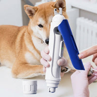Nail Clippers with LED Lights and Digital Screen, 2-in-1 Design for Cat and Dog Nail Clippers with Nail File, 3 Diamond Grinding Head Options
