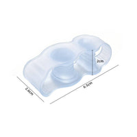 Soft & Elastic Three Hole Toe Separator All-Day Comfort Overlapping Toe Straightener Snug Fit