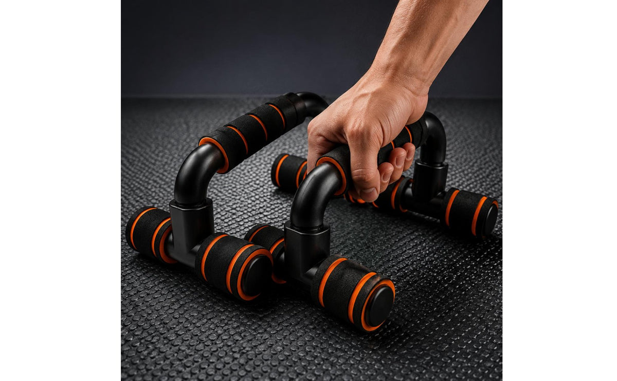 2 Pieces Push up Handles Arm and Chest Training Parallel Push up Handles Sturdy Base Upper Body Workout Handles for Beginners