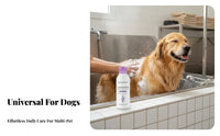 Gentle on Skin Dog Massage Brush 2-in-1 Design Handheld Pet Bath Brush Waterproof for Groomers, Shower, Bathroom, Home