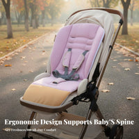 Winter Warmth Baby Stroller Seat Cushion Soft Warm Stroller Cushion Skin-Friendly for Infants, Toddlers, Strollers, Travel, Outdoor
