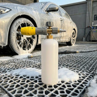 Garden Hose Foam Sprayer with Heavy Duty Alloy Hose Sprayer, Car Cleaning Kit for Car Detailing with Foam Lance, 1000ml Bottle for Home Garden