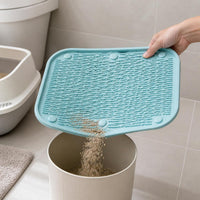 Cat Litter Mat with Spill-Proof and Tracking Control Features