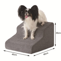 Pet Staircase for Small Dogs with Removable Washable Sponge Steps
