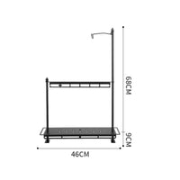 Folding Tabletop Rack Foldable Tabletop Shelf Rack   Folding Metal Shelf
