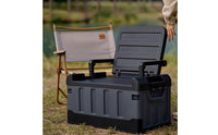 Fishing Box with Backrest Waterproof Fishing Seat Box Rust for Anglers, Fishermen
