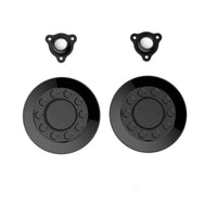 Wheel Hub Cap with Screws Fast-Release Wheel Center Cover Screws Silver Finish Fasteners for Hobby Builders