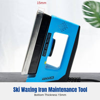 Ski Waxing Iron, Digital Temperature Control, Snowboard & Ski Repair Tool, Hexagonal Plate, Thickened Base, Maintenance