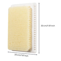 Soft Bristle Shower Back Brush Detachable Bath Back Brush Rectangular Body Exfoliator Exfoliating for Adults, Elderly, Bathroom