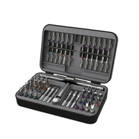 Ratcheting Screwdriver Set with Ratchet Handle Interchangeable Screwdriver Set with Storage Case Compact Tool Detachable for Homeowners, Hobbyists, Workshop