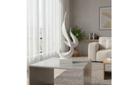 Flame Sculpture Modern Abstract Sculpture Contemporary Flame Statue for Art Lovers