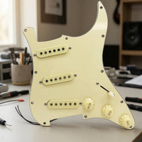 Prewired Pickguard Single Coil Loaded Pickguard 3 Ply for Guitarists