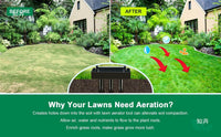 Adjustable Manual Soil Digger and Lawn Aerator