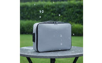 Water-Resistant Fireproof Document Box Heat Insulated Waterproof Certificate Holder Dust-Proof Multi-Layer File Organizer Large Capacity for Home, Office, Travel