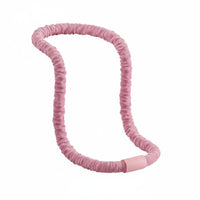 Paineffortless Soft Flexible Exercise Hoop Weight Loss Weighted Exercise Hoop Faux Rabbit Faux Hair for Home Exercise