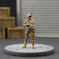 3 Pieces 1:64 people Model Set High Detail Resin Miniature