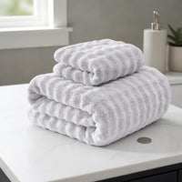 Thickened 7A Grade Cotton Bath Towel Set for Adults - Super Absorbent, Quick Dry, Lint-Free