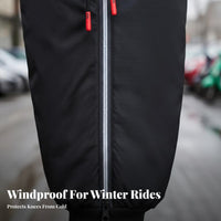 Down Cotton Filled Winter Scooter Leg Covers Full Wrap Design Waterproof Motorcycle Leg Protectors Adjustable Fit for Children, Cold Weather