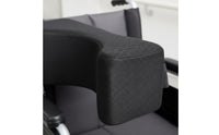 Breathable Mesh Material High Back Wheelchair Headrest Prevents Side Tilting Mobility Aid Accessory Adjustable Strap for Elderly